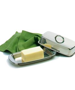 Norpro Stainless Steel Double Covered Butter Dish 1 Silver 16 61eeBrymXIL
