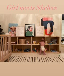 ECR4Kids 5-Compartment Mobile Storage Cabinet, 30in, Classroom Furniture, Natural Classic 41 61eebSDdHRL