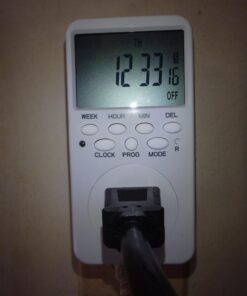 Outlet Timer, Digital Countdown Plug-in Timer Outlet, 7 Day Weekly Programmable 110V AC Power Outlet Timer, Energy-Saving Indoor Timer Plug 1 Pack 23 61efiTbEfL