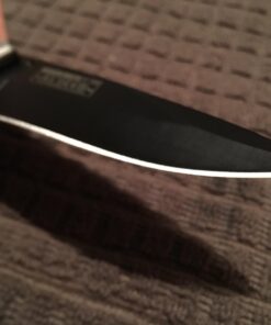 TAC FORCE Spring Assisted Folding Pocket Knife – Black Stainless Steel Drop Point Blade, Brown Wood Handle with Stainless Steel Bolster, Pocket Clip, Tactical, EDC, Rescue - TF-469 49 61egnt6RxBL