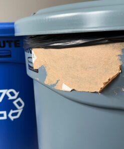 Rubbermaid Commercial Products BRUTE Heavy-Duty Trash/Garbage Can, 32-Gallon, Gray, Waste Container Home/Garage/Bathroom/Outdoor/Driveway 1 Pack 26 61egtAQwJoL