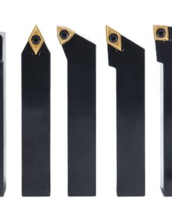 Accusize Industrial Tools 3/4'' Shank 7 Pc Indexable Carbide Turning Tool Set in Fitted Box, 2387-2006 7 Inserts Installed 12 61ehtzZKgjL