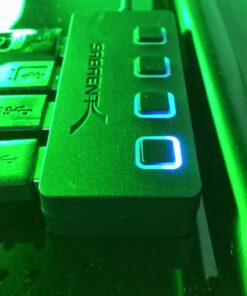 Sabrent 4-Port USB Hub, USB 3.0 Fast Data Hub with Individual LED Power Switches, 2 Ft Cable, Slim & Portable, for Mac & PC (HB-UM43) 37 61ehyr3ipIL