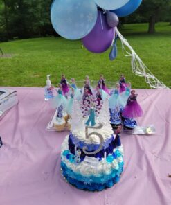 Winter Wonderland Princess Elsa Frozen Birthday Cake Topper Set 32 61ei2UGkTmL