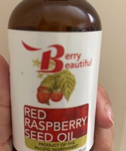 Berry Beautiful Raspberry Seed Oil - For Skin, Hair, and Nails - Cold Pressed, Unrefined, 100% Pure and Locally Grown - 4 fl oz 4 Fl Oz (Pack of 1) 12 61elcuc1bLL