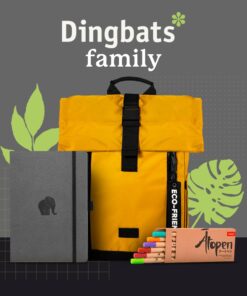 Dingbats A5 Wildlife Notebook Journal Hardcover, Cream 100gsm Ink-Proof Paper, 6.1 x 8.5 inches, 192 pages (Gray Elephant, Dotted) Gray Elephant 36 61eoHtNXi1L