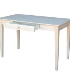 International Concepts Basic Desk with Drawer, Unfinished 48 61eoI3FCRL