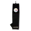 Team Golf NFL Embroidered Golf Towel, Checkered Scrubber Design, Embroidered Logo Pittsburgh Steelers One Size Multi Team Color 7 61eoiKORbxL