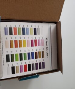 40 Spools Polyester Embroidery Machine Thread 52 61ep2V CSKL