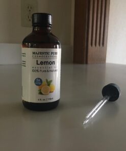 MAJESTIC PURE Lemon Essential Oil, Premium Grade, Pure and Natural Premium Quality Oil, 4 fl oz 4 Fl Oz (Pack of 1) 35 61eq4w7N7L