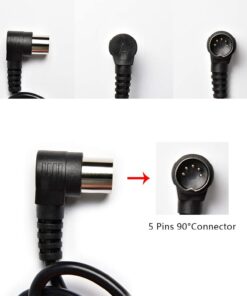 CUGLB Lift Chair Remote Replacement, 5 Pin 2 Button 90 Degree Power Recliner Remote Replacement Parts for Okin Limoss Lazboy Pride Catnapper Golden 90° Plug 17 61eqD0zIJL