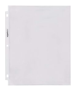 Alternative view of Amazon Basics Sheet Protector, Heavy Duty, Non-Glare, 100 Pack, Clear 100 - Pack