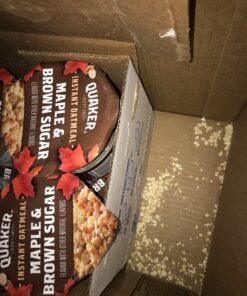 Quaker Instant Oatmeal Express Cups, Maple & Brown Sugar, 1.69 Ounce (Pack of 12) 30 61et fa9KoL 4