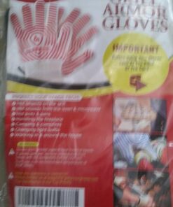 GRILL ARMOR GLOVES – Oven Gloves 932°F Extreme Heat & Cut Resistant Oven Mitts with Fingers for BBQ, Cooking, Grilling, Baking – Accessory for Smoker, Cast Iron, Fire Pit, Camping, Fireplace and More One Size Fits Most Gray 29 61exgO4oxNL