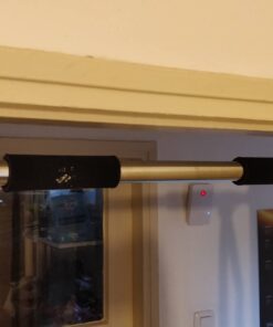 JFIT Deluxe Pull-Up, Chin-Up, and Heavy Duty Bars with Padded Grips - Doorway or Wall Mount Assembly Options Available 40" Deluxe Pull-Up Bar 33 61eyDUsyG L