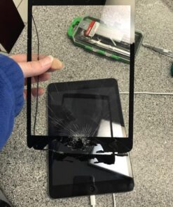 Mimi Replacement Screen for Black iPad Mini Touch Screen Digitizer IC Chip Home Button and Flex Cable Assembly 7 61eyXddxBL