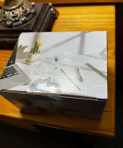 2-Piece Acrylic Tape Dispenser Desk Set - Durable, Stylish, and Versatile for Home, Office, or School - Fits Standard, Large, and Extra Large Tape Rolls - Desktop Convenience for Easy Organizing transparent 47 61f0N9Z9tvL