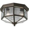 Progress Lighting P5788-20 Beveled Glass Close-to-Ceiling, 9-Inch Diameter x 7-Inch Height, Bronze 2 61f0TUgwjYL