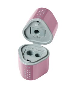 Faber-Castell Grip Trio Pencil Sharpener - Rose Shadows (Packaging May Vary) 12 61f0frNElLL