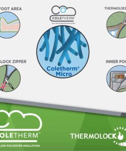 Coleman Sun Ridge Cool-Weather Sleeping Bag 40°F Lightweight for Adults, Camping Sleeping Bag with Easy Packing and Draft Tube to Prevent Heat from Escaping 40-60 Degree Sleeping Bag 14 61f1AHtt9jL