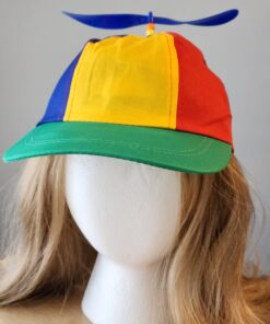 Forum Novelties unisex adult Classic Propeller Hat Costume Headwear, Multi, One Size US 36 61f23mThxqL