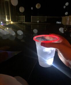 NEON GLOWING PARTY CUPS 16 oz Multi Color Light Up Cups Blacklight Party Glow Sticks Glow Party Glow In The Dark Party Decorations Favors Drink Supplies. 25 61f34VOHcLL