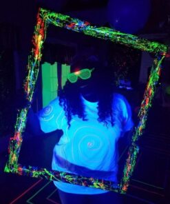 12 Piece Slotted & Shutter Shades Light Up Unisex Flashing Glasses for Adults & Children (5 Assorted Colors: White, Purple, Green, Blue, & Pink)- with Push On/Off Button for All Occasions 22 61f7QXdXTAL