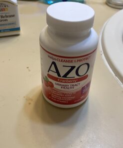 AZO Cranberry Urinary Tract Health Supplement, 1 Serving = 1 Glass of Cranberry Juice, Sugar Free Cranberry Pills, Non-GMO 100 Softgels 100 Count (Pack of 1) 50 61fBJY2HK3L