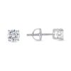 925 Sterling Silver Round Solitaire Cz Screw Back Stud Earrings Rhodium Plated 5mm Screwback Stud 12 61fBVyyC4kL