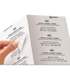 Avery Full Sheet Printable Shipping Labels, 8.5" x 11", Matte Clear, 10 Blank Mailing Labels (18665) 10 labels 19 61fC03KcrLL