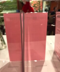 Acrylic Sign Holder 8.5 x 11 - T-Shape Double Sided Acrylic Table Signs Stand with Wide Base, Plastic Sign Holder for Table Top Signs and Acrylic Table Signs, Menu Holder, Paper Display Stand (6 Pack) 8.5x11 - Vertical - 6 Pack 22 61fDBinAOVL