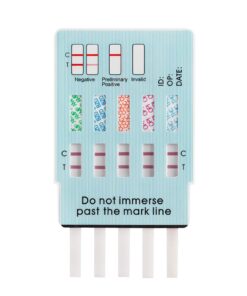 10 Pack Easy@Home 5 Panel Instant Drug Test Kits - Testing Marijuana (THC), COC, OPI 2000, AMP, BZO - Urine Dip Drug Testing - #EDOAP-754 10 Count (Pack of 1) 15 61fDbgPd8TL