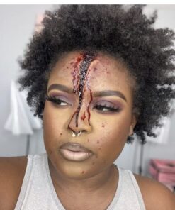 Kangaroo's Halloween Makeup Monster Liquid Latex I Quick Drying Liquid Latex Sfx Makeup Kit I Multi-Purpose Liquid Rubber White Face Paint for Zombie Makeup, Costume Makeup, Fake Scars 16oz Pint 45 61fEjkrWP6L