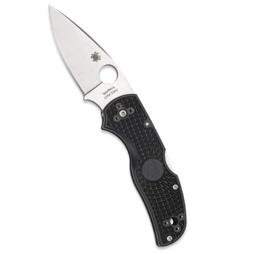 Spyderco Native 5 Lightweight Signature Knife with 2.95" CPM S30V Steel Blade and Black FRN Handle - PlainEdge - C41PBK5