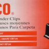 ACCO Medium Size Binder Clips - 1 p1/4'' Width. 5/8'' Capacity - 12 per Box - 8 Boxes (96 Total) A 9 61fFWcVktCL