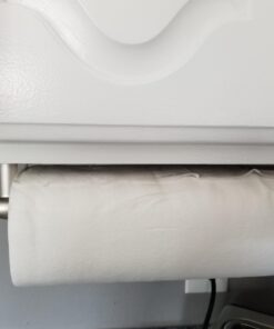 iDesign Orbinni Wall Mounted Metal Paper Towel Holder, Roll Organizer for Kitchen, Bathroom, Craft Room, Satin Silver Set of 1 38 61fH3SfMAwL