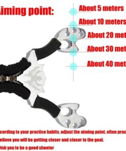 BESTZY Powerful Slingshot Bow Catapult,Outdoor Hunting Sling Shot Rubber Bands by Outdoorstainless High Velocity Most Powerful Profesional A 12 61fHUqm4dJL