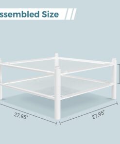 Alternative view of STORAGE MANIAC Sweater Drying Rack, Mesh Clothes Drying Rack, Stackable Laundry Drying Rack, Lay Flat Dryer for Delicates, Portable Dry Rack for Indoor or Outdoor, White, 2-Pack
