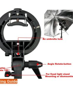 Godox S-type Bracket Bowens Mount Holder for Speedlite Flash Snoot Softbox Honeycomb 37 61fKGhSW3XL
