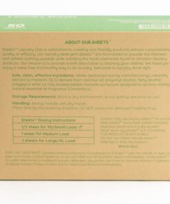 Sheets Laundry Club - As Seen On Shark Tank - Laundry Detergent - (Up to 100 Loads) 50 Laundry Sheets- Fresh Linen Scent - No Plastic Jug - New Liquid-Less Technology - Lightweight - Easy To Use - 50 Count (Pack of 1) 26 61fLNfAdHQL