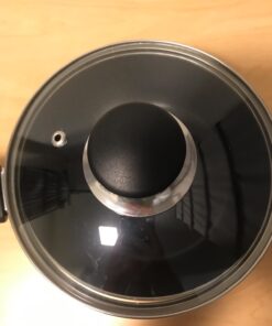 T-fal Specialty Nonstick Handy Pot with Glass Lid 3 Quart Oven Safe 350F Cookware, Pots and Pans, Dishwasher Safe Black Aluminum 25 61fLxxG1NTL