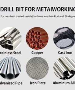Hymnorq Metric M35 Cobalt Steel Extremely Heat Resistant Twist Drill Bits with Straight Shank Set of 13pcs to Cut Through Hard Metals Such as Stainless Steel and Cast Iron 13pcs(Plastic Case) 22 61fMDDeXRUL