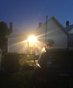 LEPOWER 3000LM Dusk to Dawn LED Security Light, 28W Flood Lights Outdoor with Photocell, 3000K Warm Light, IP65 Waterproof, 2 Adjustable Heads Exterior Outdoor Security Light for Garage, Backyard White 39 61fNquGHh5L