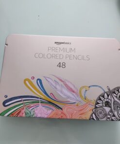 Amazon Basics Premium Colored Pencils, Soft Core, 48 Count Set 48 Count (Pack of 1) 40 61fO4BUUJDL