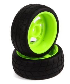 BQLZR Black and Green RC 1: 10 On-Road Racing Car 290143 Wheel Rims & Tires Pack of 4 Black + Green RC1:10 17 61fP58qAD L