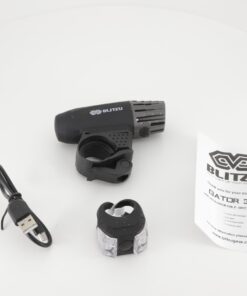 BLITZU Bike Lights, Bike Reflectors Front and Back. LED Rechargeable Headlight Rear Taillight & Bell Set Bicycle Accessories for Night Riding Men Women Kids. Gift for Dad, Mom, Boys, Girls 30 61fPdiKjV5L