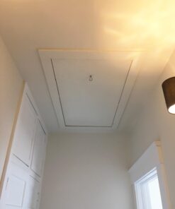 Attic Ease Pweter Rod AEPSP Ladder Pull System Kit Finish, Pewter 33 61fSJbGQA2L