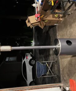 EAST OAK 50,000 BTU Patio Heater with Sand Box, Table Design, Double-Layer Stainless Steel Burner, Wheels, Triple Protection System, Outdoor Heater for Home and Residential, 2023 Upgrade, Black 69 61fSS6sMFvL