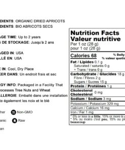 Organic Dried Apricots, 1 Pound – Non-GMO, Kosher, Unsulfured, Raw, Vegan, Bulk 11 61fTObCB1yL