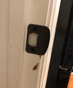 Kwikset Juno Interior Passage Door Knob, Handle For Closet and Hallway Doors, Non-Locking Doorknob in Venetian Bronze, with Microban Protection No Size Transitional 25 61fU4gcLyL